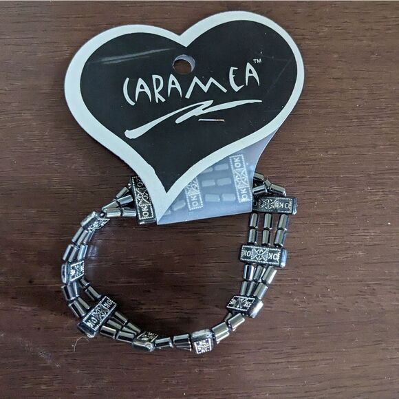 $5 Add On - NWT Caramea Hematite Stretch Bracelet - Picture 3 of 8